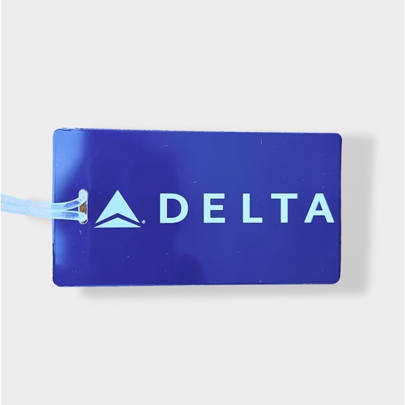 Delta Airline’s Official Plastic Luggage Tag Plum Purple Travel Item New - Picture 6 of 8